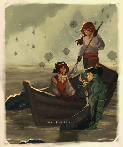 Pirate/Mermaid Au (3)